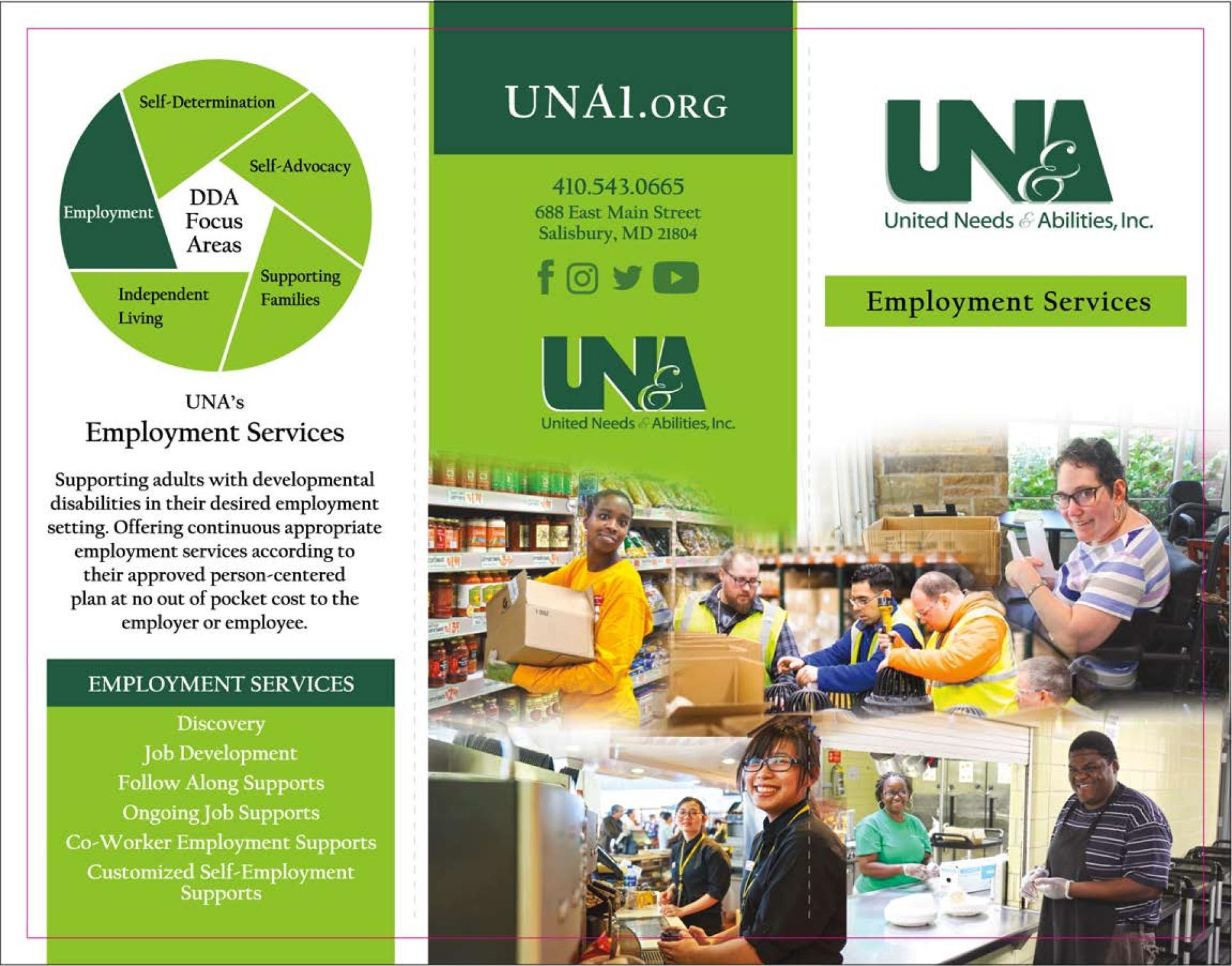 UNA's Employment Services Page 01