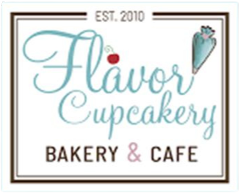 Flavor Cupcakery Bakery & Cafe logo