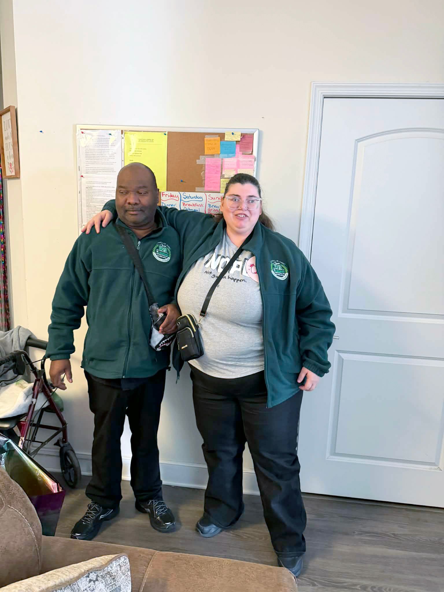 Mike & Tiffany celebrating her birthday together.