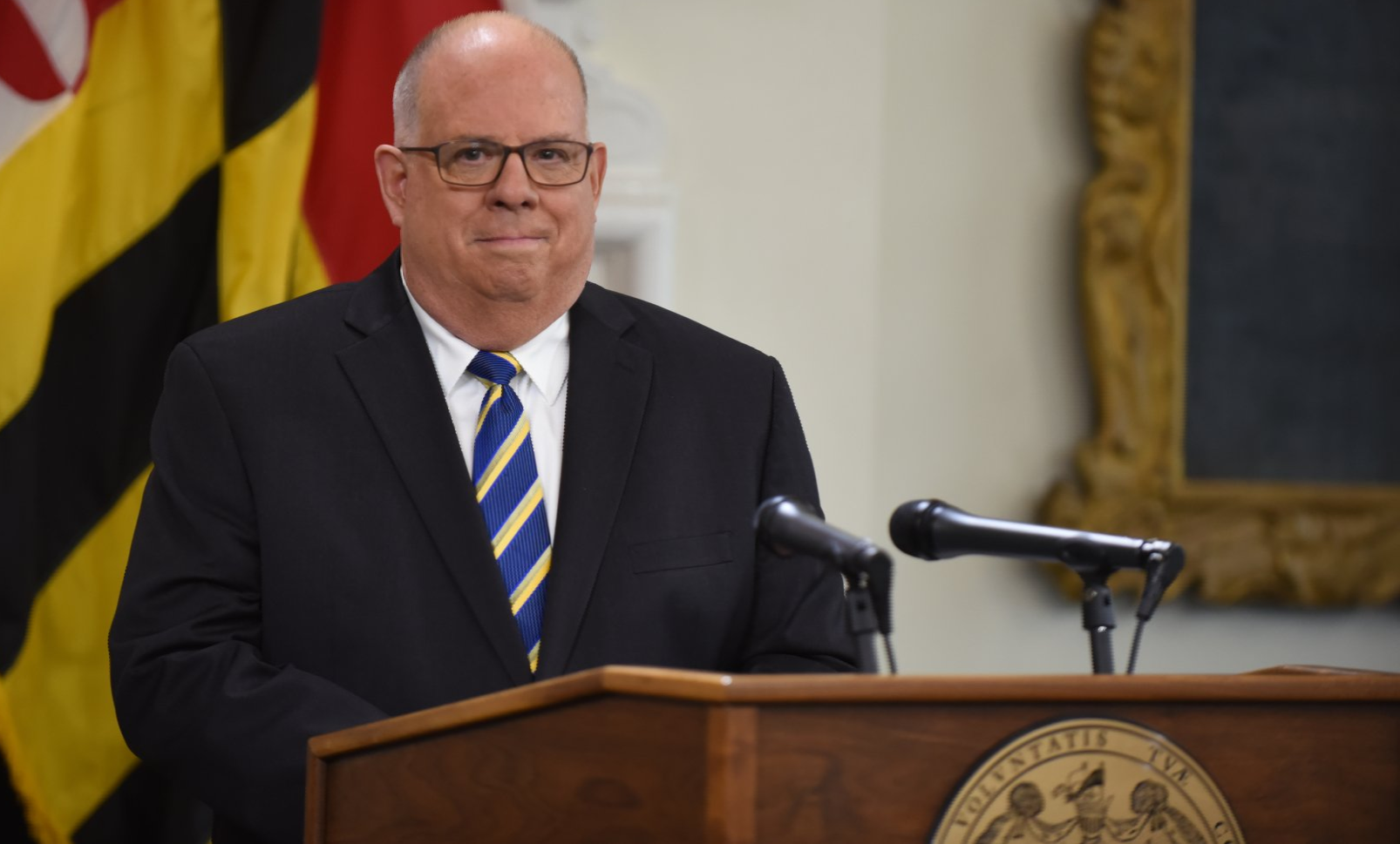 Photo of Gov. Hogan at September 01 2020