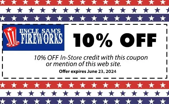 Uncle Sam's Fireworks Coupon