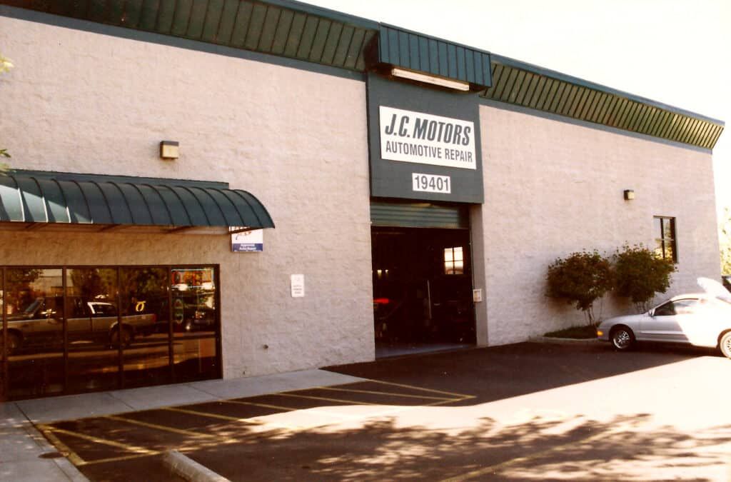 In Front of Our Auto Repair Shop in 1999 - JC Motors