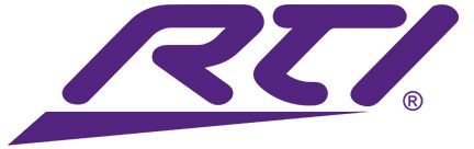 Purple RTL logo with stylized italic letters and underline on a white background
