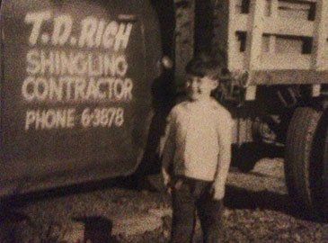 Boy Beside the Truck — Yuma, AZ — DSR Roofing & Protective Coatings