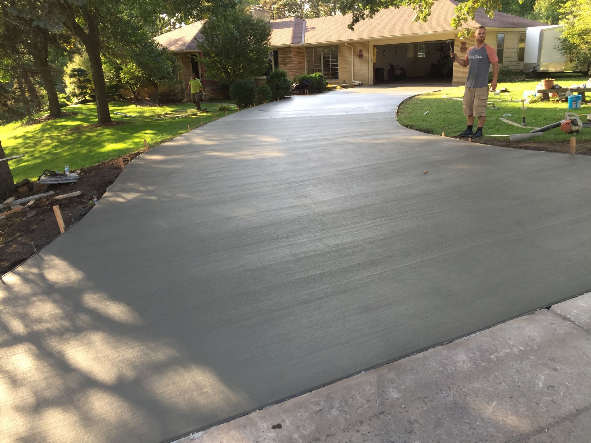 Electrical Install at Open space