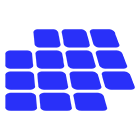 Ampio magazzino con materiali