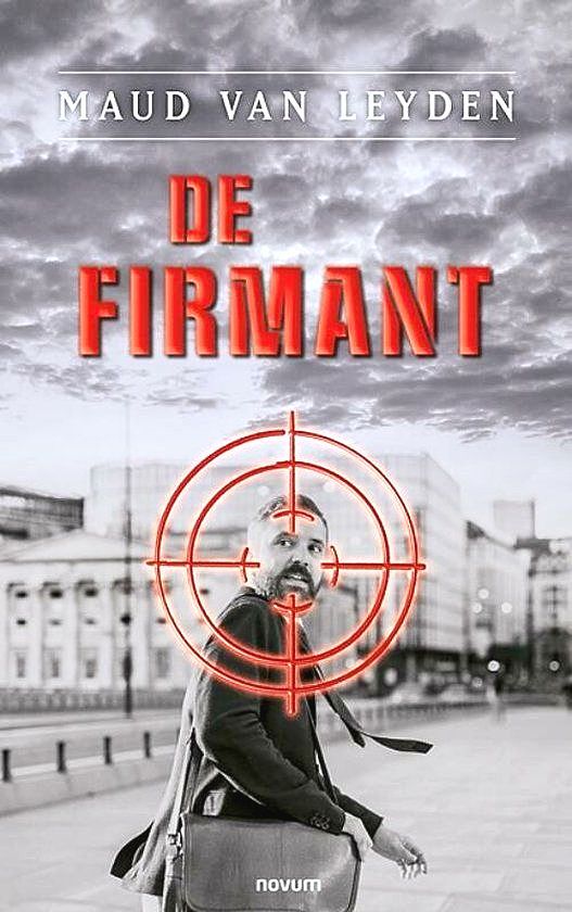 Een man staat voor een doelwit op de omslag van een boek.