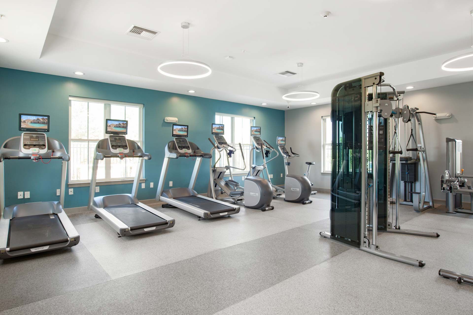  The Residences at Great Pond state-of-the-art fitness center. 