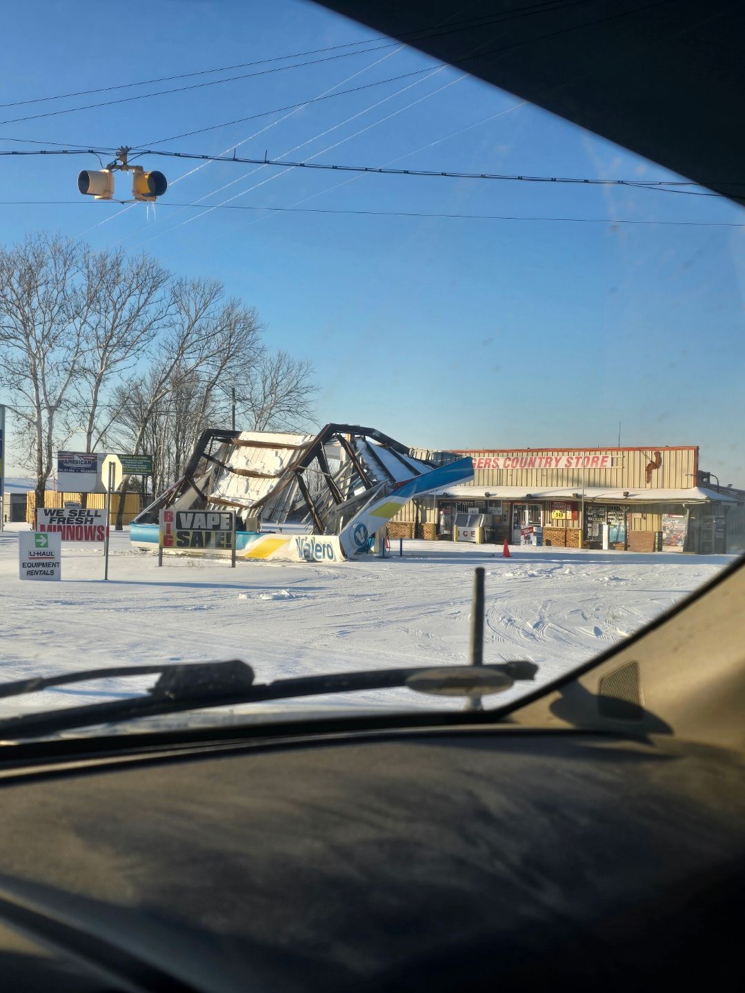 Snow storm debris cleanup Sherman TX