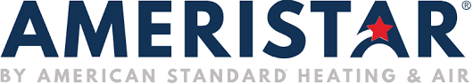 The logo for ameristar by american standard heating and air