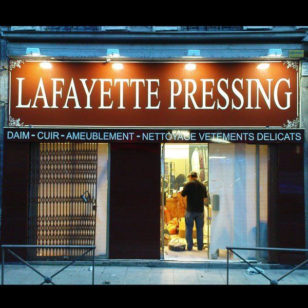 enseigne pour pressing
