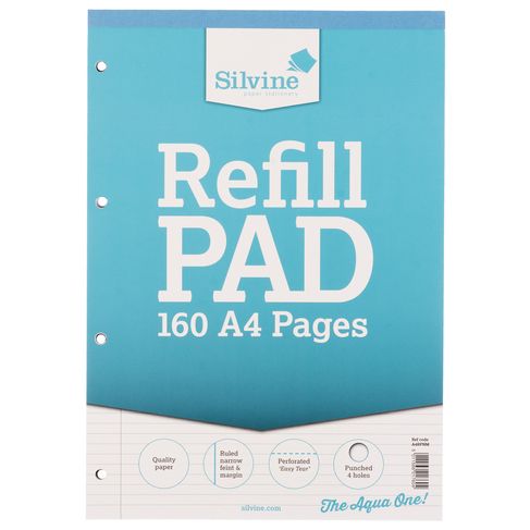 A4 REFILL PADS FEINT R+M