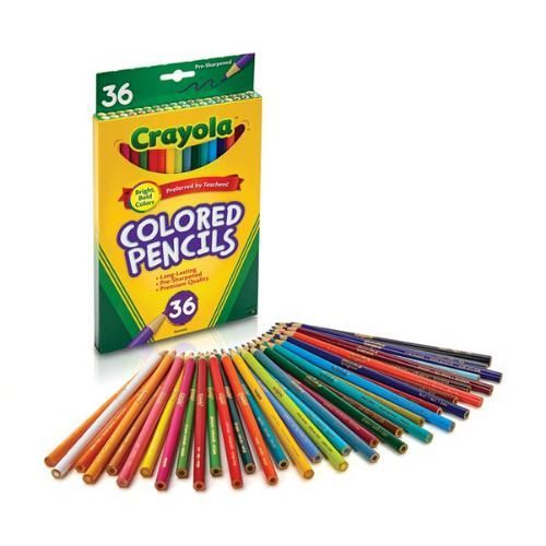CRAYOLA PKT.36 COLOURED PENC