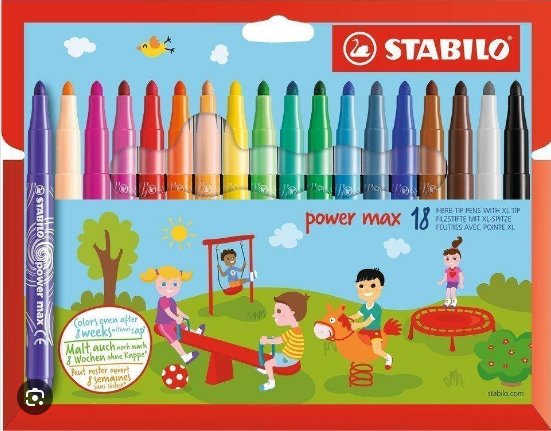 STABILO Power Max 18pcs card