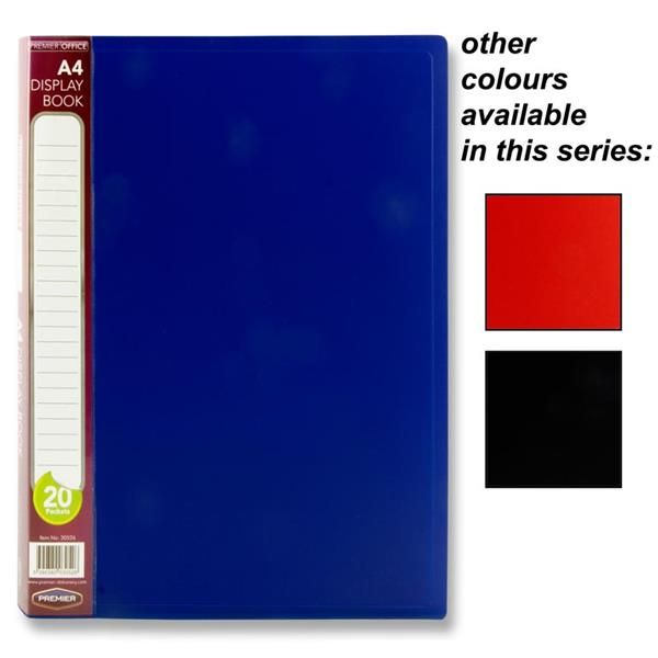 A4 20 Pocket Display Book pr