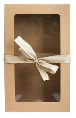 BROWN KRAFT BOX 21.5x13.5x4.5cm