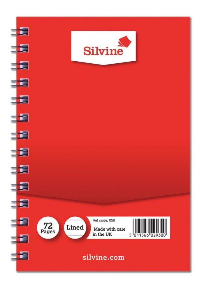 SILVINE SMALL NOTE PAD 056