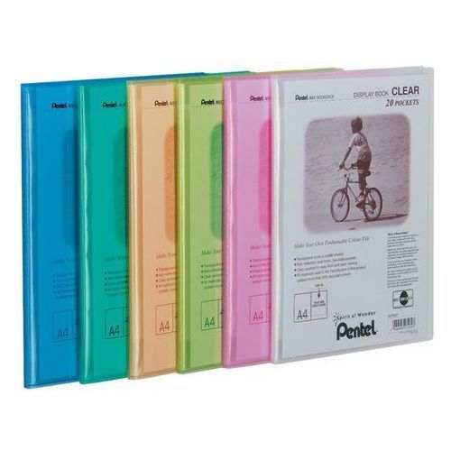 PENTEL DISPLAY BOOK CLEAR 20