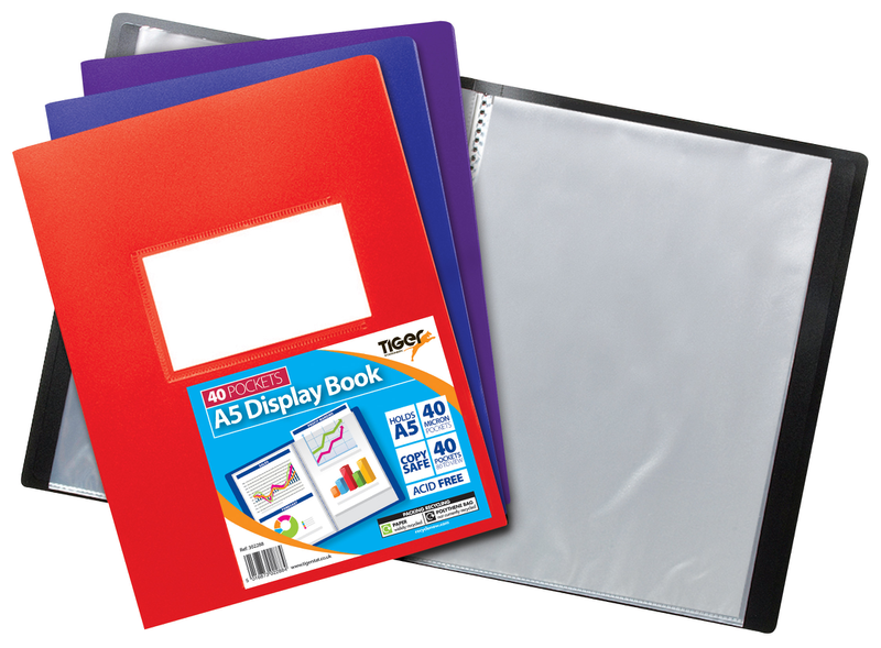 A5 40 POCKET FLEXI DISPLAY BOOK