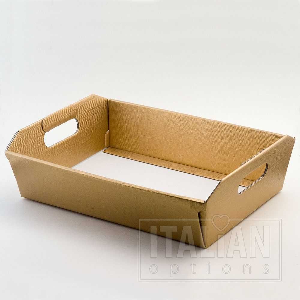 Gold Silk Tray 220x160x50mm