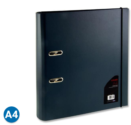 A4 Curved Spine Lever Arch File With Ela