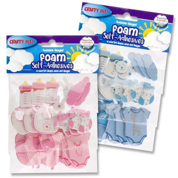 3d Foam Stickers - Baby