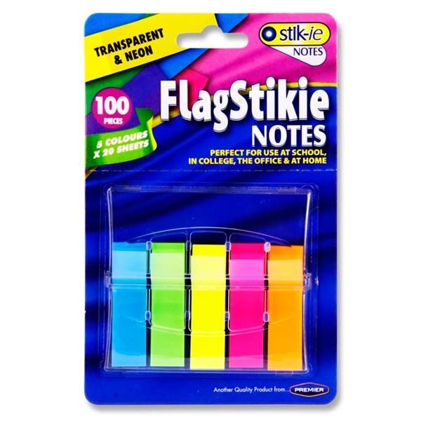 Stik-ie Notes 5x20 Sheet Pop Up Flag Pag