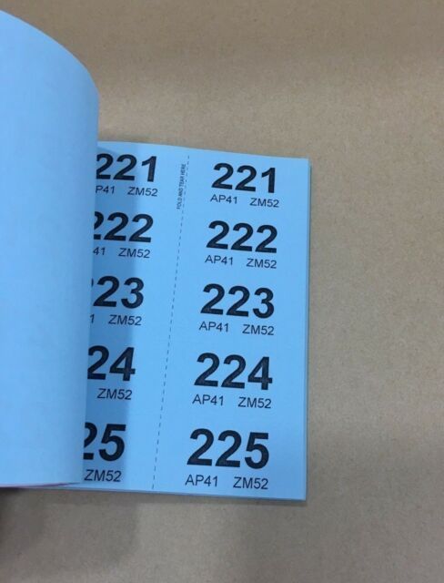 CLUB CLOOKROOM TICKETS 500