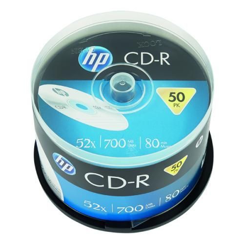 HP CD-R 52X 700MB Spindle (Pack of 50)