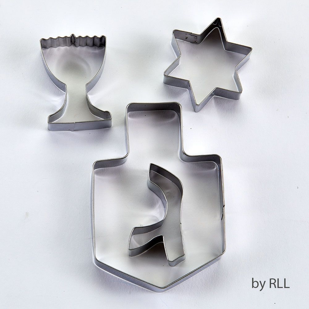 CHANUKAH COOKIE CUTTERS ST SET 4