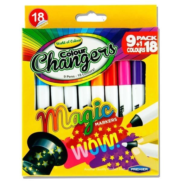 Woc Box 9+1 Colour Changers Magic Marker