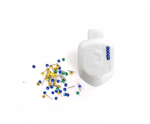 DSA-5010 Sequin Dreidel Art