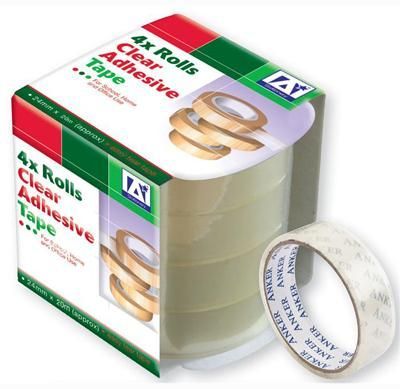 4X Rolls clear tape