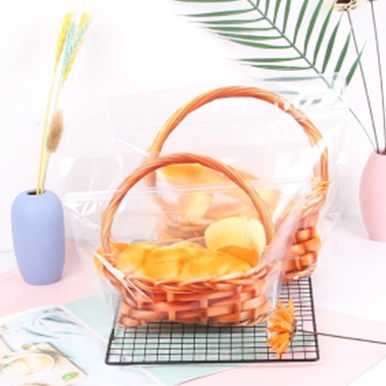 Transparent Basket Pattern Ziploc SMALL
