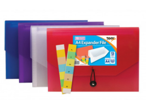 Tiger- A4 13 Part Expander File Asstd Co