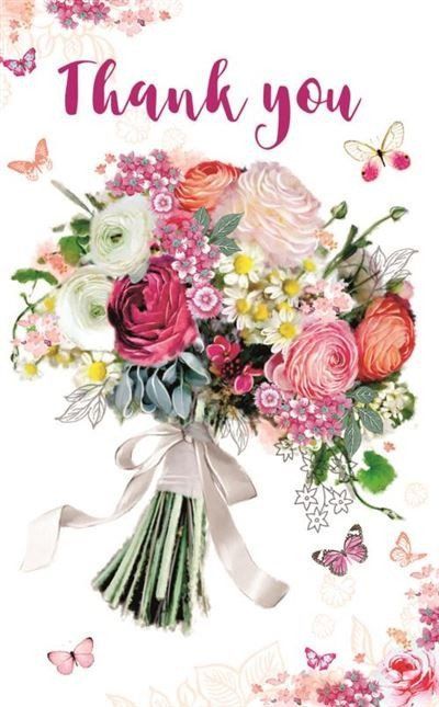 8PK THANK YOU NOTELETS AND ENVELOPES