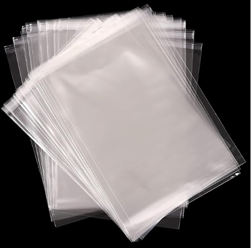 plain cello bags 25 pack 13x18 cm