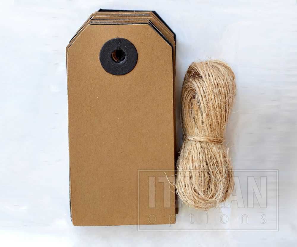 HM008_Tags 8x4cm with Jute String (24 pc