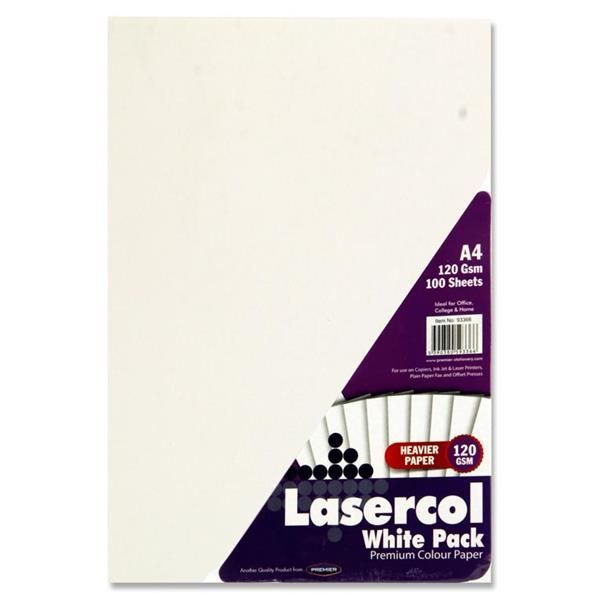A4 120gsm Paper 100 Sheets - White