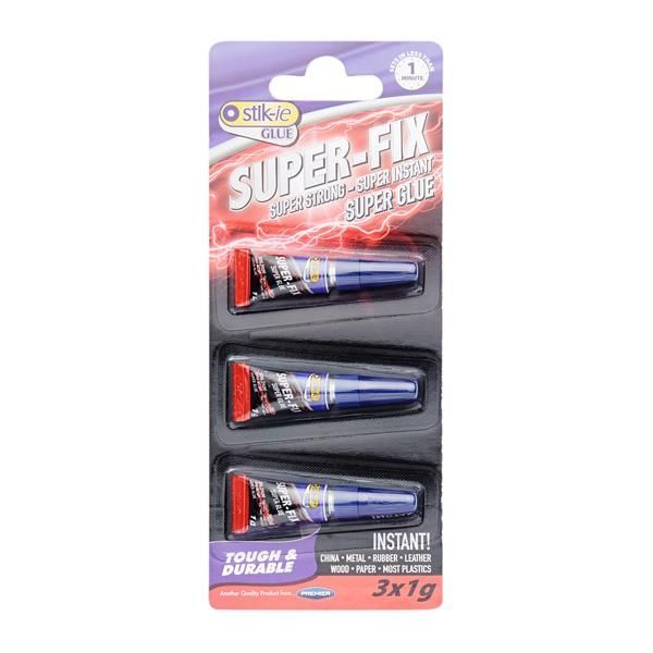 Stik-ie Card 3x1g Super Glue