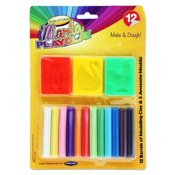 Woc Card 12 Marla Playclay & 3 Moulds