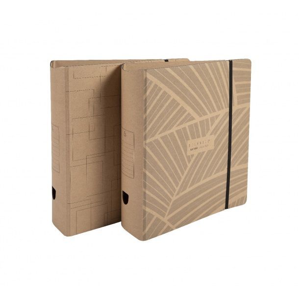 LA file round spine 80mm Eterneco A4 ast