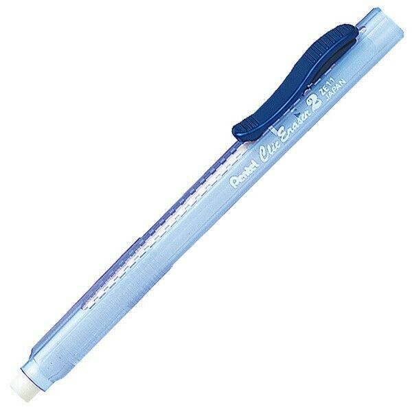 CLIC ERASER TRANSPARENT BLUE