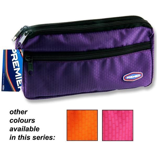 3 Pocket Pencil Case 3 Asst - Bold