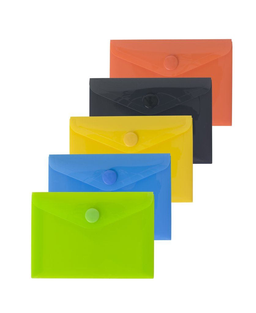 A7 50% Recycled Colour Press Stud Wallet