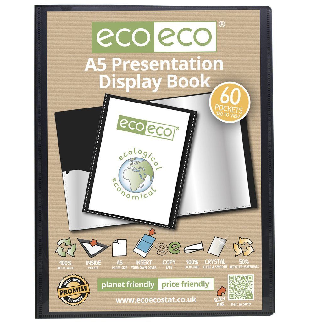 A5 50% Recycled 60 Pocket Presentation D
