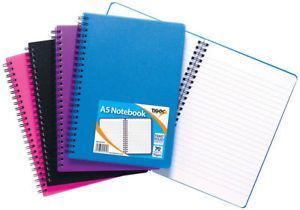 A5 PP Twinwire Feint 70Sh Note Book