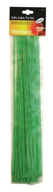 Cable tie set green OR black 30 CH105/9