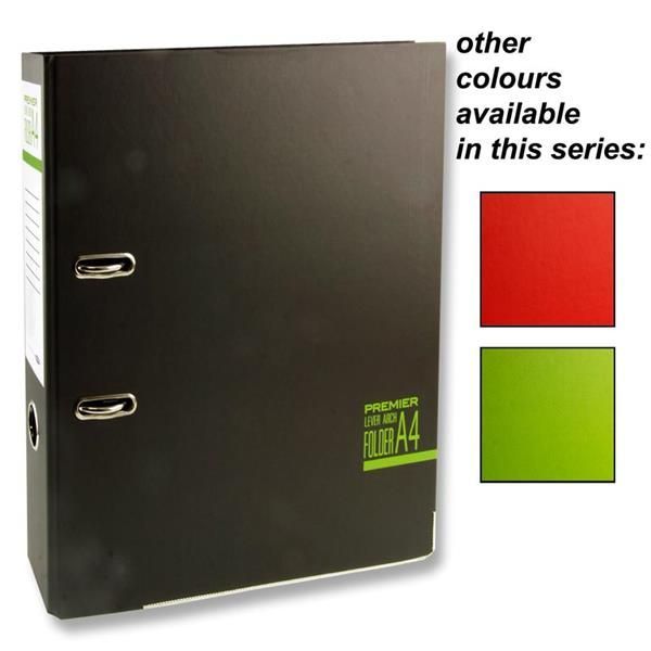Premier A4 Lever Arch File Spectre 3 Ass