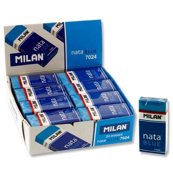 Milan Nata Soft Blue Eraser